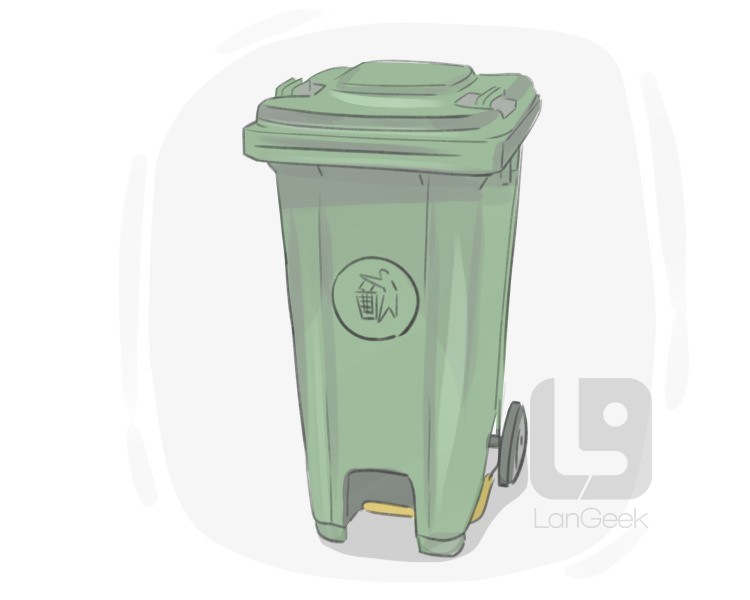 dustbin definition and meaning