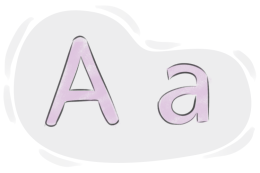 The Letter "A" in the English Alphabet