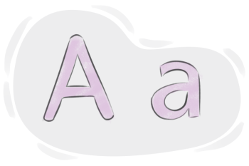 "The Letter A" in the English Alphabet