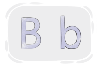 "The Letter B" in the English Alphabet
