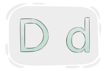"The Letter D" in the English Alphabet