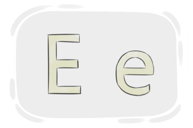 "The Letter E" in the English Alphabet LanGeek