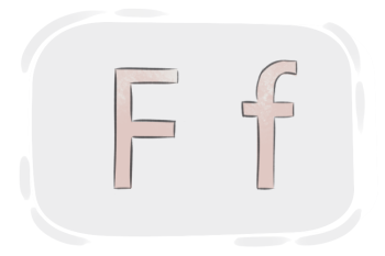 "The Letter F" in the English Alphabet