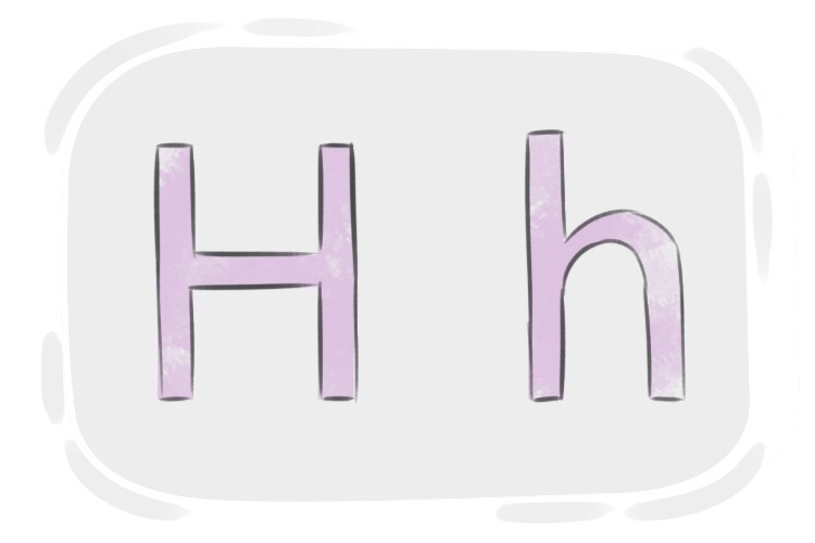 The Letter H in the English Alphabet