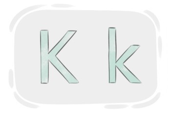 "The Letter K" in the English Alphabet