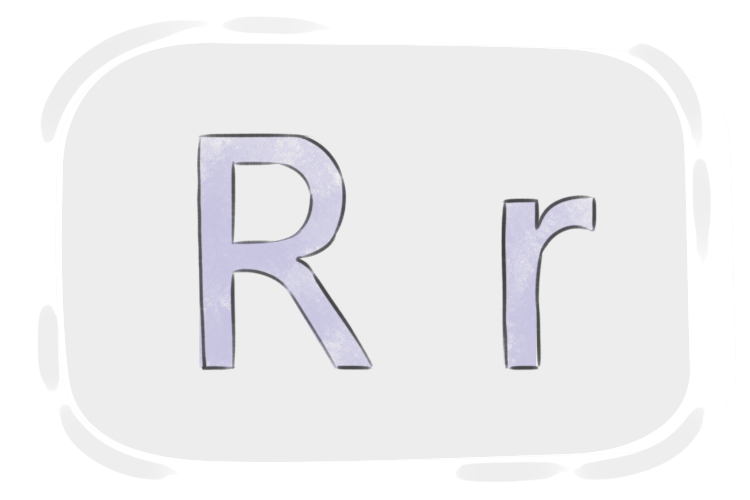 "The Letter R" in the English Alphabet