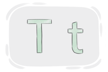 "The Letter T" in the English Alphabet