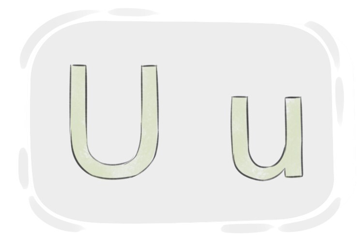 Letter U