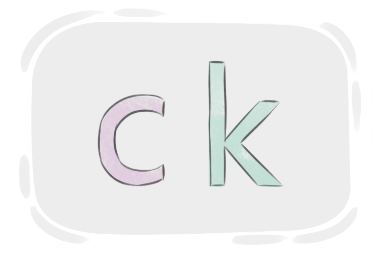 English Multigraph 'ck'