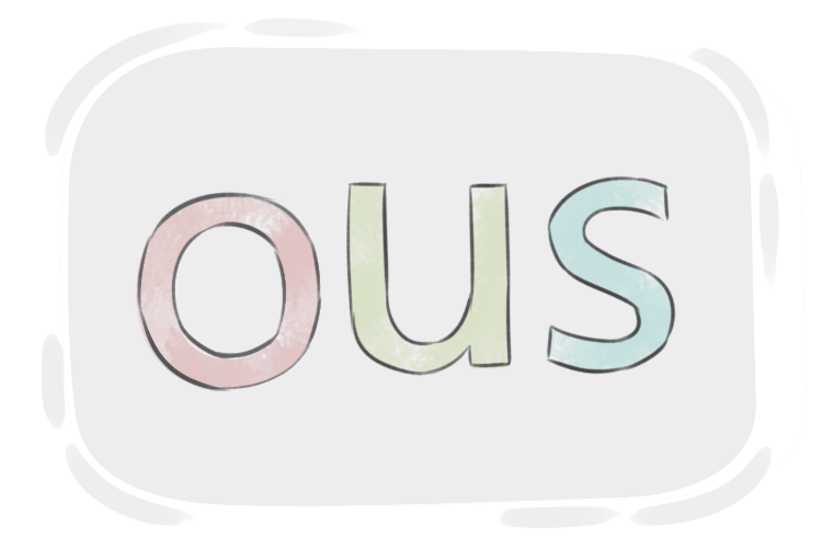 English Multigraph 'ous'