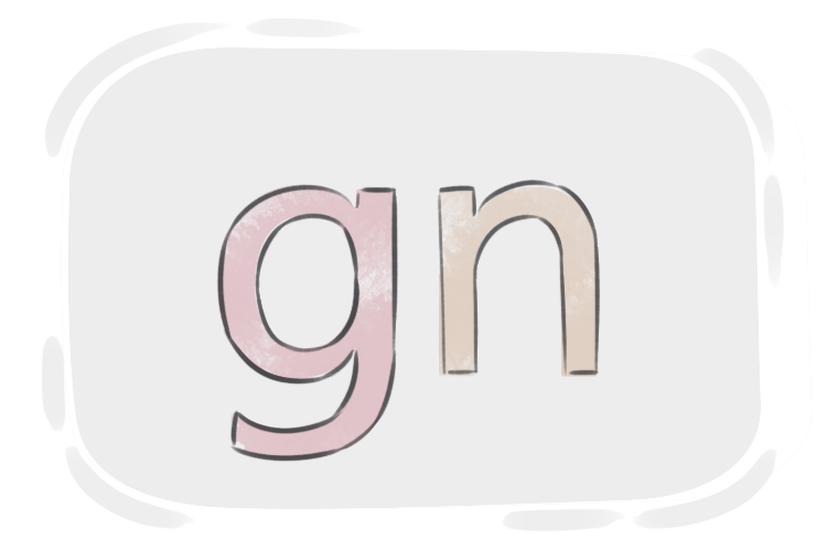 English Multigraph 'gn'