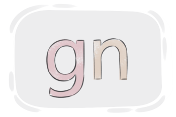 English Multigraph "gn"