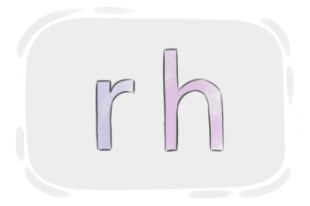 English Multigraph "rh"