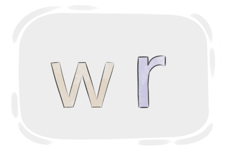 English Multigraph 'wr' | LanGeek