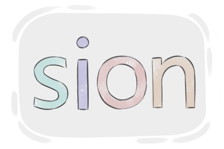 English Multigraph 'sion'