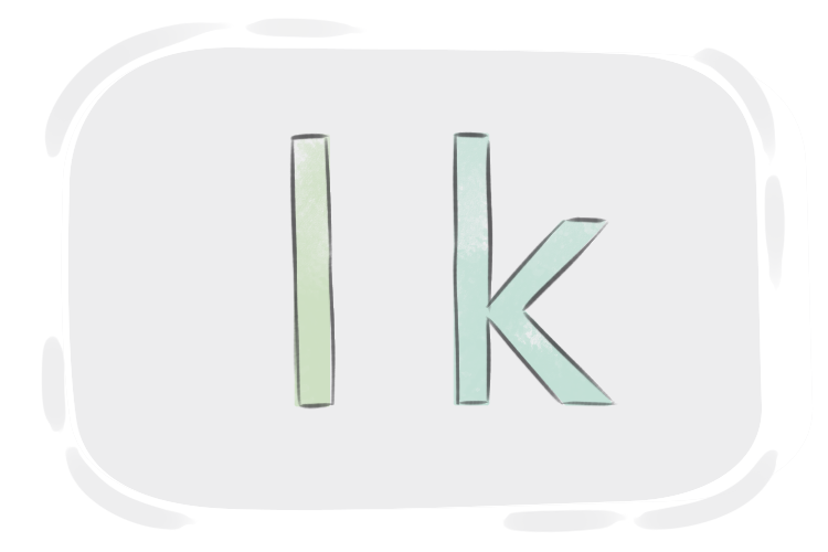 English Multigraph 'Ik'