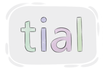 English Multigraph "tial"