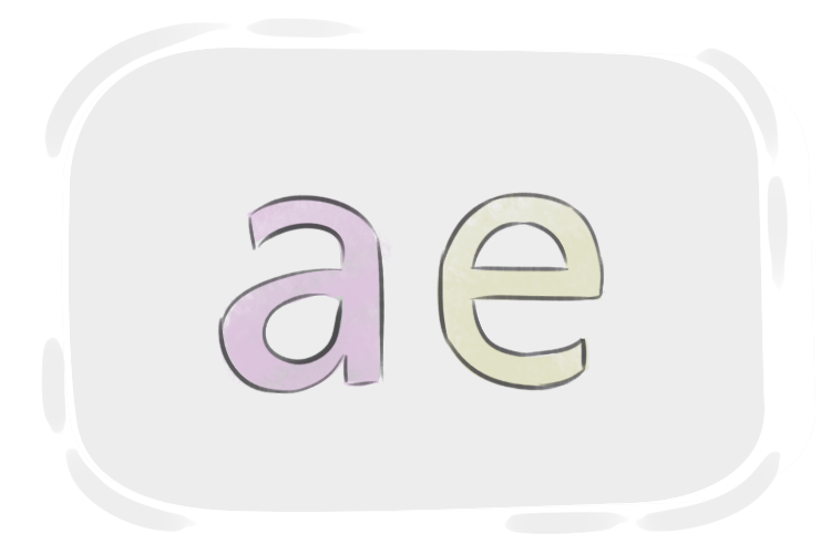 English Multigraph 'ae'