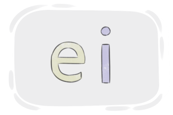 English Multigraph "ei"