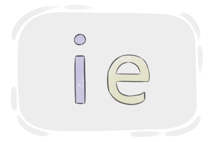 English Multigraph 'ie'