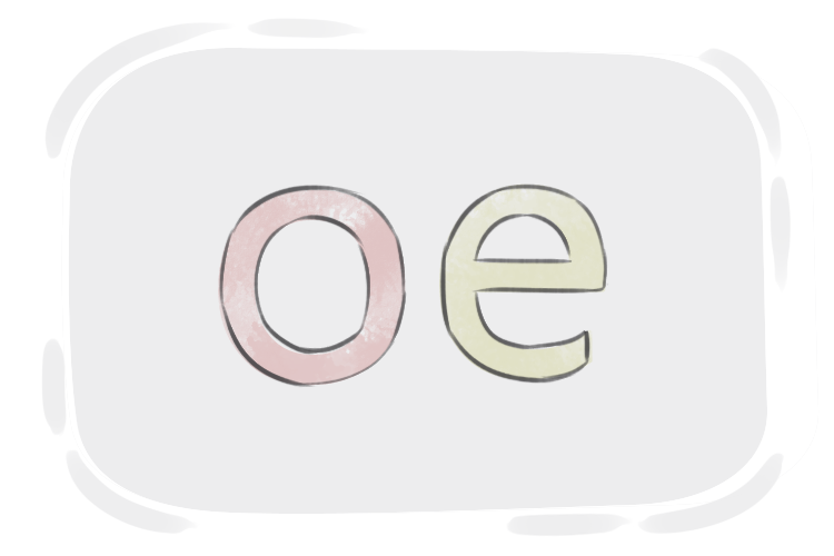 English Multigraph 'oe'