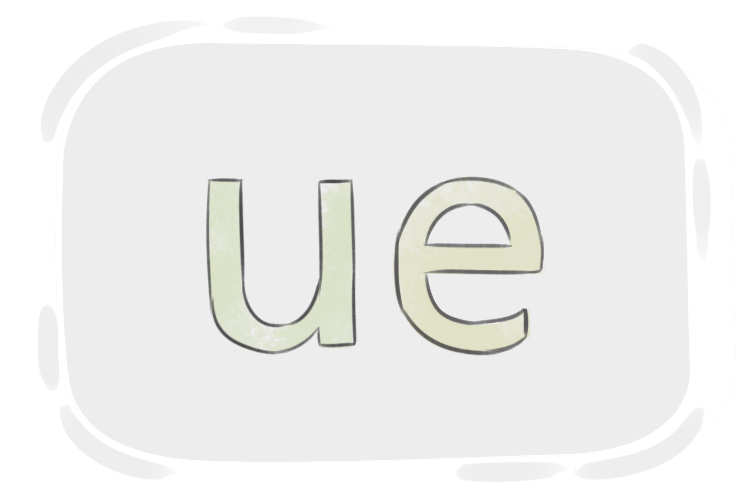 English Multigraph 'ue'