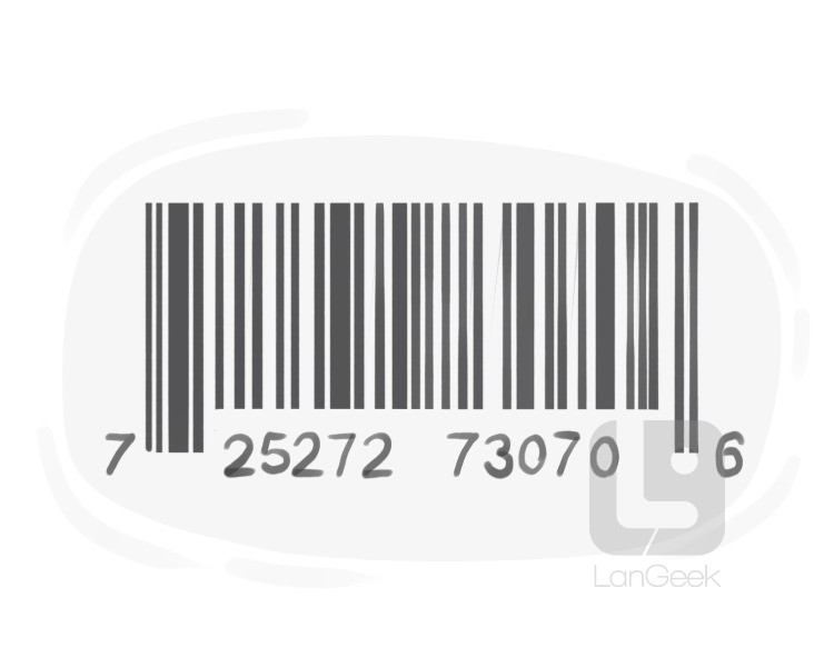 barcode definition and meaning