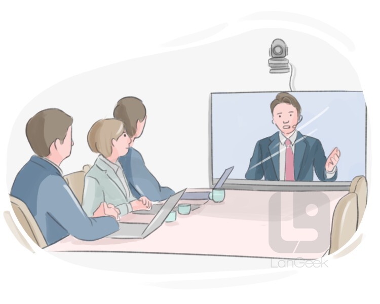 teleconferencing definition and meaning