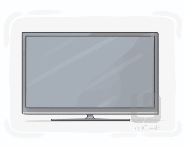 television set definition and meaning