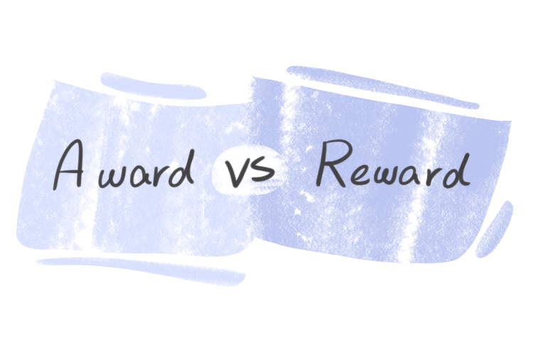 "Award" vs. "Reward" in English