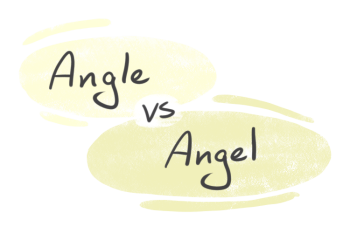"Angle" vs. "Angel" in English