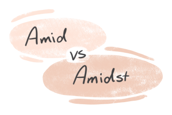 "Amid" vs. "Amidst" in the English Grammar