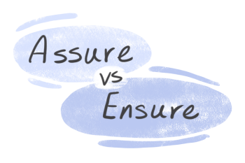 "Assure" vs. Ensure" in English