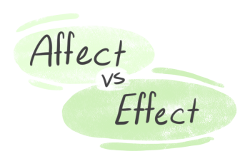 "Affect" vs. "Effect" in English