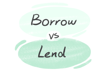 "Borrow" vs. "Lend" in English