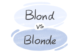 "Blond" vs. "Blonde" in English