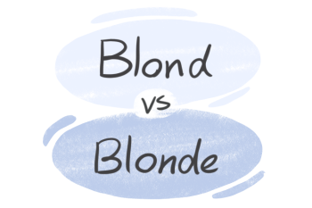 "Blond" vs. "Blonde" in English