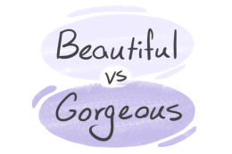 "Beautiful" vs. "Gorgeous" in English