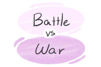 "Battle" vs. "War" in English