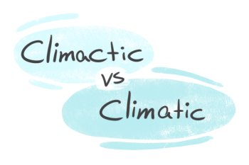 "Climactic" vs. "Climatic" in English