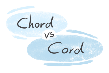 "Chord" vs. "Cord" in English
