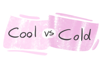 "Cool" vs. "Cold" in English