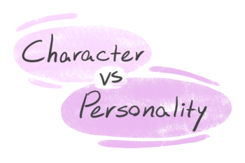 "Character" vs. "Personality" in English