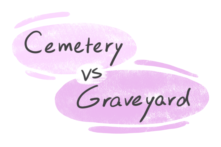 "Cemetery" vs. "Graveyard" in English