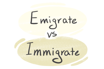 "Emigrate" vs. "Immigrate" in English
