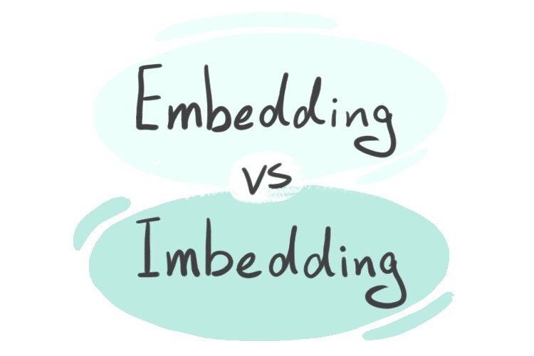"Embedding" vs. "Imbedding" in English LanGeek