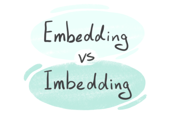 "Embedding" vs. "Imbedding" in English