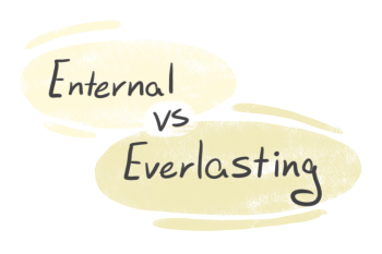 "Eternal" vs. "Everlasting" in English