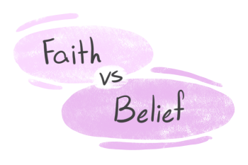 "Faith" vs. "Belief" in English