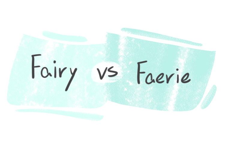 "Fairy" vs. "Faerie" in English
